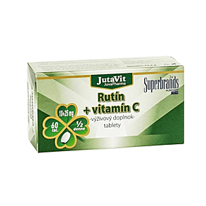 JUTAVIT Rutín + vitamín C 60 tabliet vyobraziť