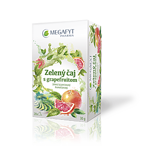 MEGAFYT Zelený čaj s grapefruitom 20x1, 5 g vyobraziť
