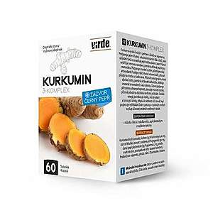 VIRDE Kurkumin 3-komplex 60 kapsúl vyobraziť