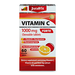 JUTAVIT Vitamín C 1000 mg forte s vitamínom D3 60 tabliet vyobraziť