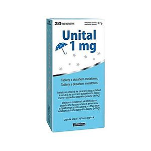 VITABALANS Unital 1 mg 20 tabliet vyobraziť