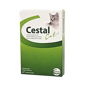 CESTAL cat 80 mg/20 mg 8 žuvacích tabliet vyobraziť