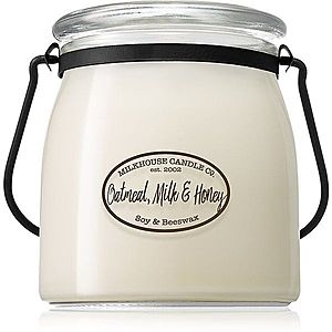 Milkhouse Candle Co. Creamery Oatmeal, Milk & Honey vonná sviečka Butter Jar 454 g vyobraziť