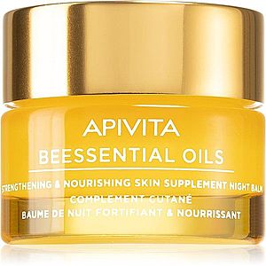 Apivita Beessential Oils Strengthening & Nourishing Night Balm nočný pleťový balzam pre výživu a hydratáciu 15 ml vyobraziť