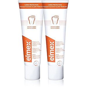 Elmex Caries Protection zubná pasta chrániaca pred zubným kazom s fluoridom 2x75 ml vyobraziť