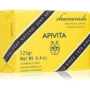 Apivita Natural Soap Chamomile čistiace tuhé mydlo 125 g vyobraziť