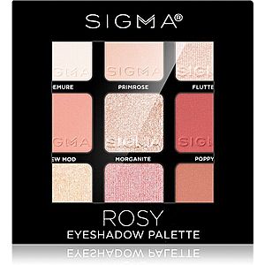 Sigma Beauty Eyeshadow Palette Rosy paletka očných tieňov 9 g vyobraziť