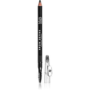 MUA Makeup Academy Brow Define dlhotrvajúca ceruzka na obočie s kefkou odtieň Grey 1, 2 g vyobraziť