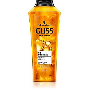 Schwarzkopf Gliss Oil Nutritive vyživujúci šampón s olejom 400 ml vyobraziť