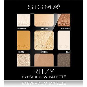 Sigma Beauty Eyeshadow Palette Ritzy paletka očných tieňov 9 g vyobraziť