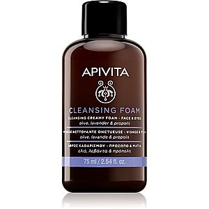 Apivita Cleansing Olive & Lavender čistiaca pena na tvár a oči 75 ml vyobraziť