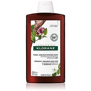 Klorane Quinine & Edelweiss Bio posilňujúci šampón proti vypadávániu vlasov 400 ml vyobraziť