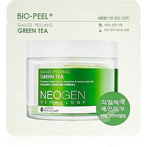 Neogen Dermalogy Bio-Peel+ Gauze Peeling Green Tea peelingové pleťové tampóny pre rozjasnenie a hydratáciu 1 ks vyobraziť