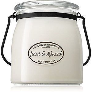 Milkhouse Candle Co. Creamery Linen & Ashwood vonná sviečka Butter Jar 454 g vyobraziť