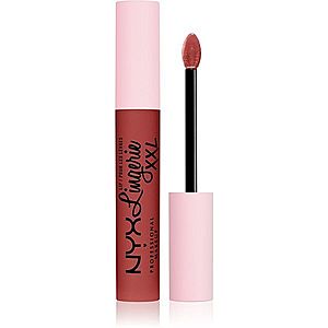 NYX Professional Makeup Lip Lingerie XXL tekutý rúž s matným finišom odtieň 07 - Warm up 4 ml vyobraziť