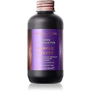 Revolution Haircare Tones For Brunettes tónovací balzam pre hnedé odtiene vlasov odtieň Purple Velvet 150 ml vyobraziť
