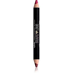 NYX Professional Makeup Lip Liner Duo Pride Line Loud růž + ceruzka na pery s matným efektom odtieň 03 - Scene Kween vyobraziť