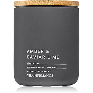 Vila Hermanos Concrete Amber & Caviar Lime vonná sviečka 120 g vyobraziť