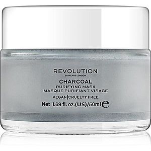 Revolution Skincare Purifying Charcoal čistiaca pleťová maska 50 ml vyobraziť