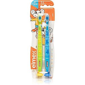 Elmex Children's Toothbrush zubná kefka pre deti soft 3-6 years 2 ks vyobraziť
