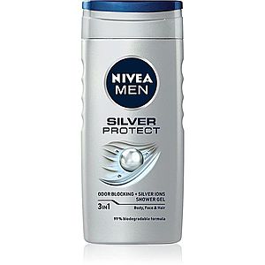 Nivea Men Silver Protect sprchový gél pre mužov 250 ml vyobraziť