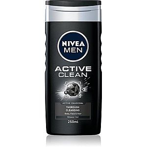 Nivea Men Active Clean sprchový gél pre mužov 250 ml vyobraziť