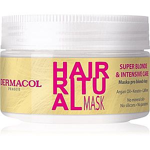 Dermacol Hair Ritual maska pre blond vlasy 200 ml vyobraziť