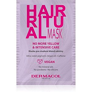 Dermacol Hair Ritual maska pre studené odtiene blond 15 ml vyobraziť