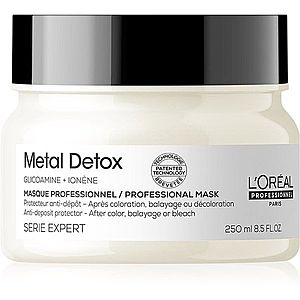 L’Oréal Professionnel Serie Expert Metal Detox hĺbkovo vyživujúca maska pre farbené a poškodené vlasy 250 ml vyobraziť