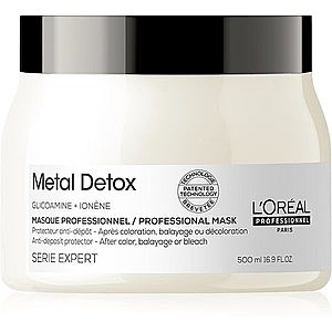 L’Oréal Professionnel Serie Expert Metal Detox hĺbkovo vyživujúca maska pre farbené a poškodené vlasy 500 ml vyobraziť