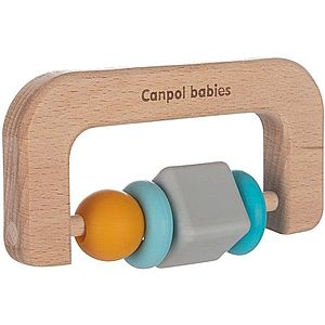 Canpol Babies Teethers Wood-Silicone hryzadielko 1 ks vyobraziť
