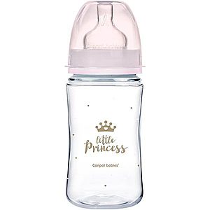 Canpol babies Royal Baby dojčenská fľaša 3m+ Pink 240 ml vyobraziť