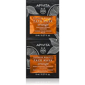 Apivita Express Beauty Radiance Face mask Orange rozjasňujúca maska na tvár 2x8 ml vyobraziť