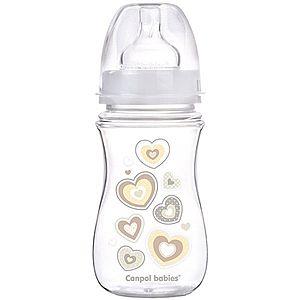 Canpol babies Newborn Baby dojčenská fľaša 3m+ Beige 240 ml vyobraziť