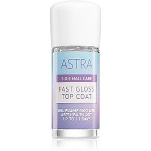 Astra Make-up S.O.S Nail Care Fast Gloss Top Coat vrchný lak na nechty pre dokonalú ochranu a intenzívny lesk 12 ml vyobraziť