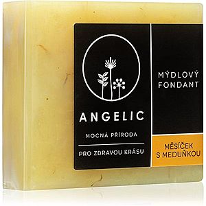 Angelic Mydlový fondant Nechtík & Medovka extra jemné prírodné mydlo 105 g vyobraziť