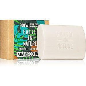 Faith In Nature Coconut & Shea Butter organický tuhý šampón dodávajúci hydratáciu a lesk 85 g vyobraziť