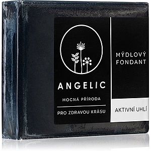 Angelic Mydlový fondant Aktívne Uhlie detoxikačné mydlo 105 g vyobraziť