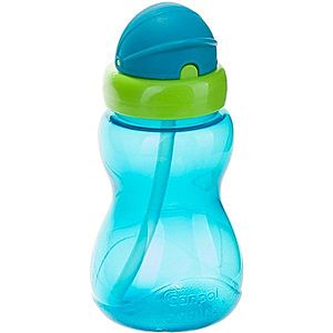 Canpol babies Sport Cup detská fľaša s rúrkou 12m+ Blue 270 ml vyobraziť