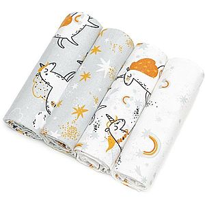 T-Tomi Cloth Diapers Unicorns látkové plienky 76x76 cm 4 ks vyobraziť