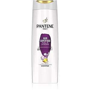 Pantene Hair Superfood Full & Strong šampón pre výživu a lesk 400 ml vyobraziť