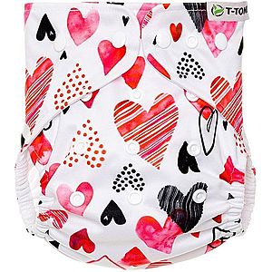T-TOMI Diaper Covers AIO Hearts prateľné plienkové nohavičky darčeková sada 4-15 kg vyobraziť