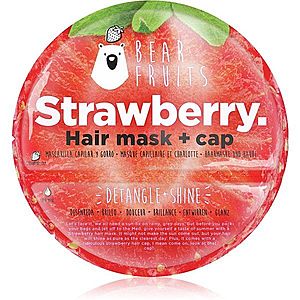 Bear Fruits Strawberry maska na vlasy na lesk a hebkosť vlasov vyobraziť