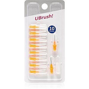 Herbadent UBrush! náhradné medzizubné kefky 0, 8 mm Orange 10 ks vyobraziť