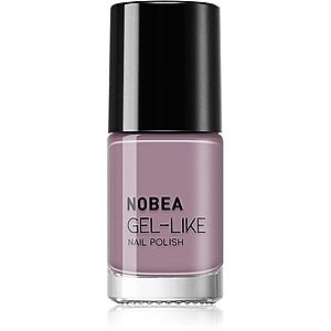 NOBEA Day-to-Day Gel-like Nail Polish lak na nechty s gélovým efektom odtieň Thistle purple #N54 6 ml vyobraziť
