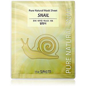 The Saem Pure Natural Snail plátenná maska s revitalizačným účinkom 20 ml vyobraziť
