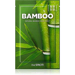 The Saem Natural Mask Sheet Bamboo plátenná maska so spevňujúcim účinkom 21 vyobraziť