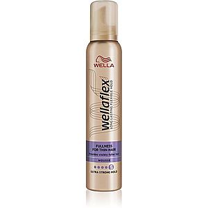 Wella Wellaflex Fullness For Thin Hair penové tužidlo s extra silnou fixáciou pre jemné vlasy 200 ml vyobraziť