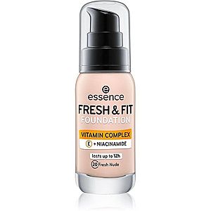 Essence Fresh & Fit tekutý make-up odtieň 20 Fresh Nude 30 ml vyobraziť