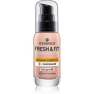Essence Fresh & Fit tekutý make-up odtieň 40 Fresh Sun Beige 30 ml vyobraziť